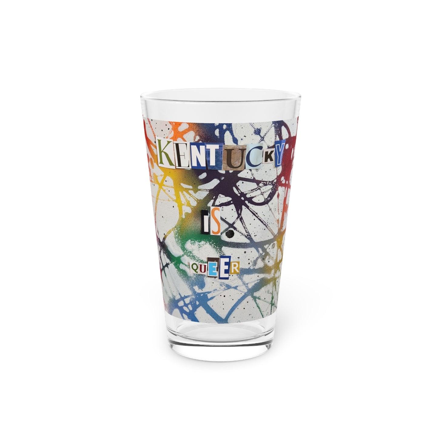 KY is Queer Pint Glass, 16oz