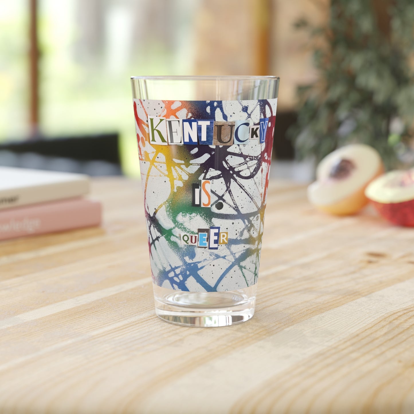 KY is Queer Pint Glass, 16oz