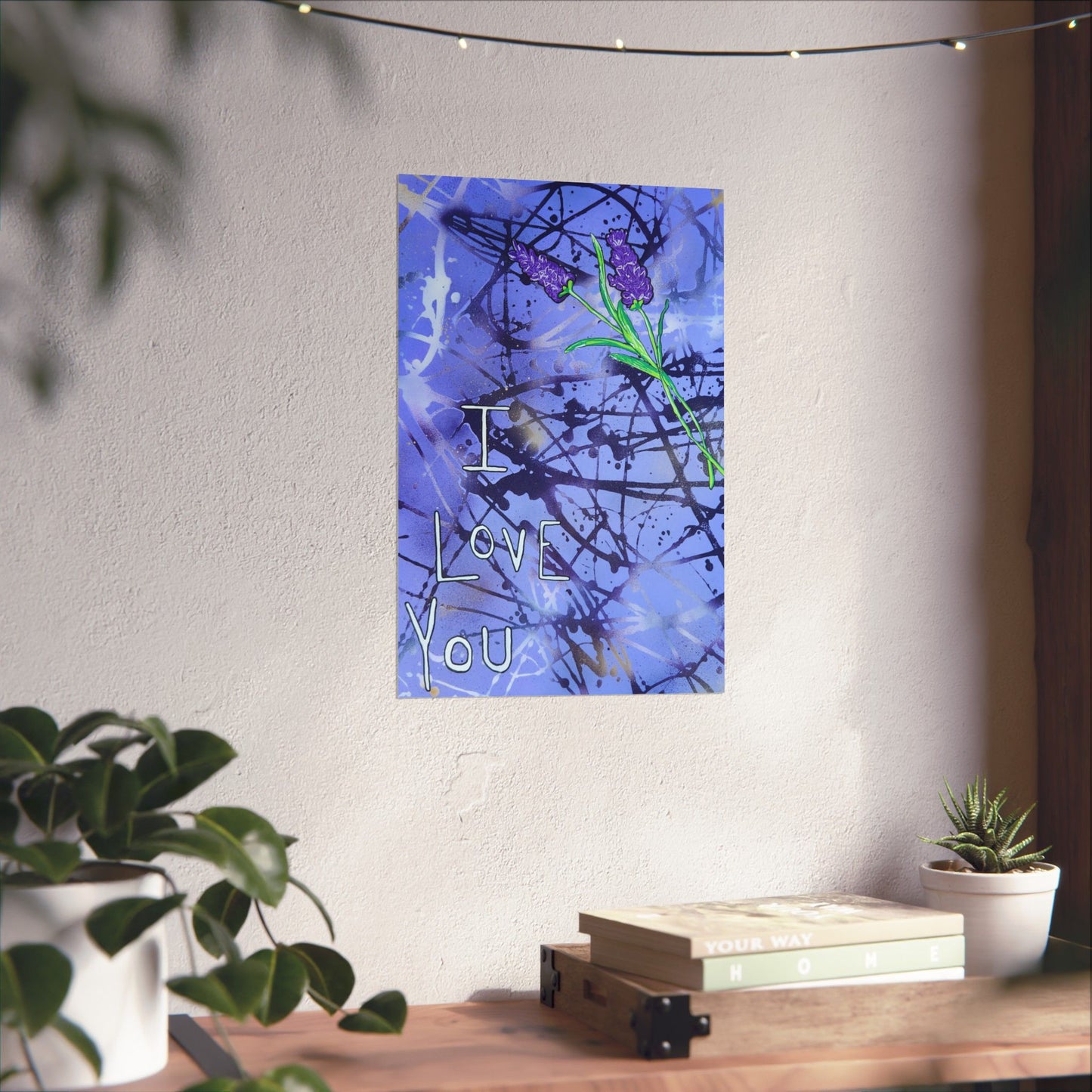 Love (in Lavender) Poster 12x18