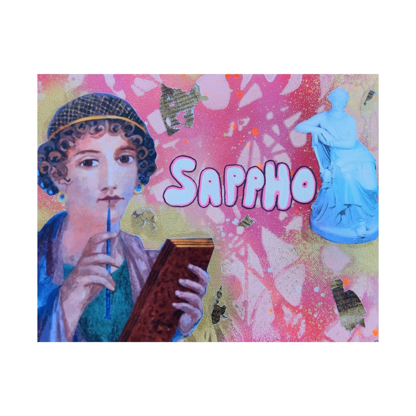 Sappho & Pink Print