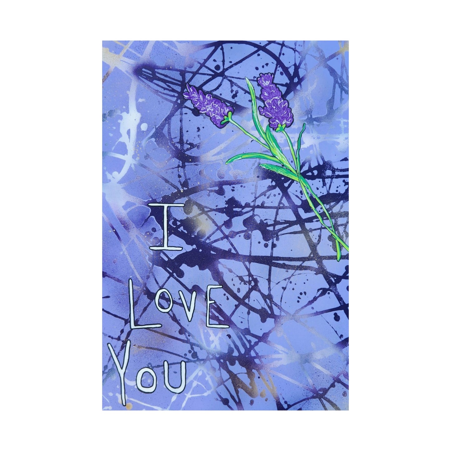 Love (in Lavender) Poster 12x18