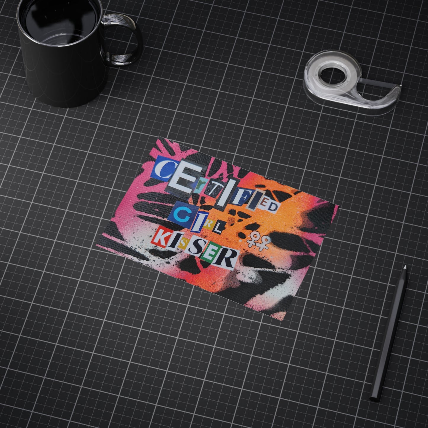 Certified Girl Kisser Print