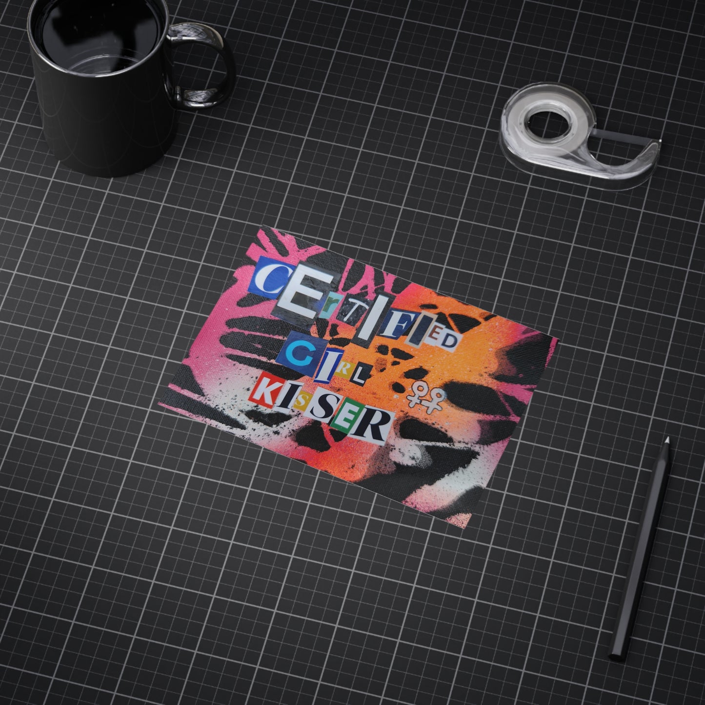 Certified Girl Kisser Print