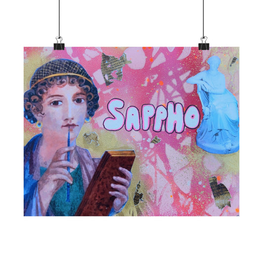 Sappho & Pink Print