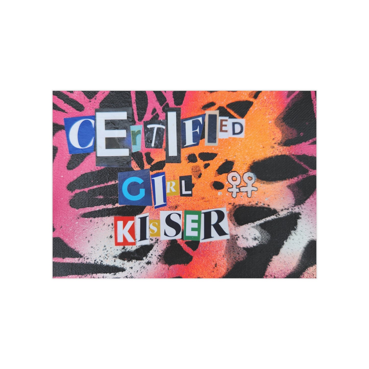 Certified Girl Kisser Print