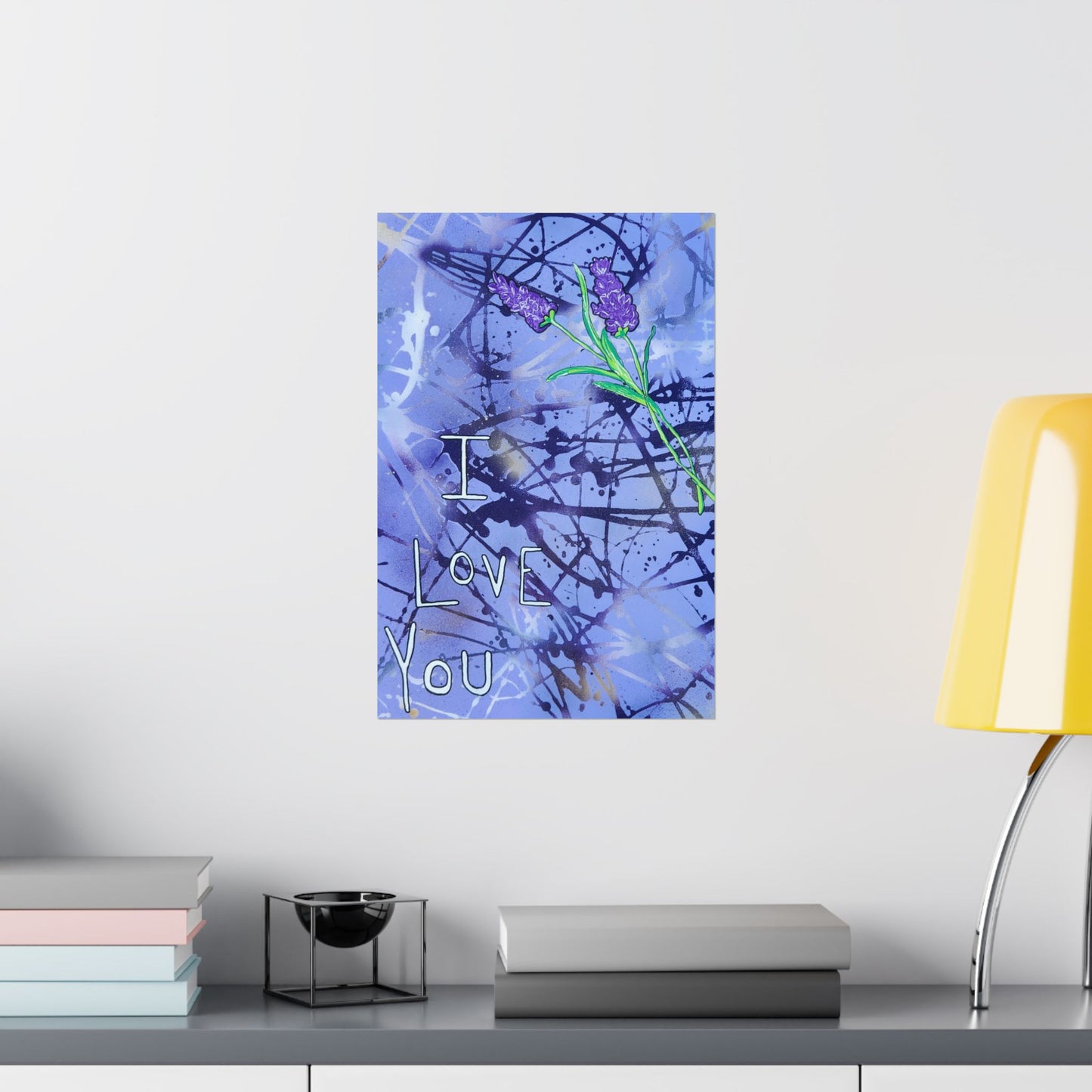 Love (in Lavender) Poster 12x18