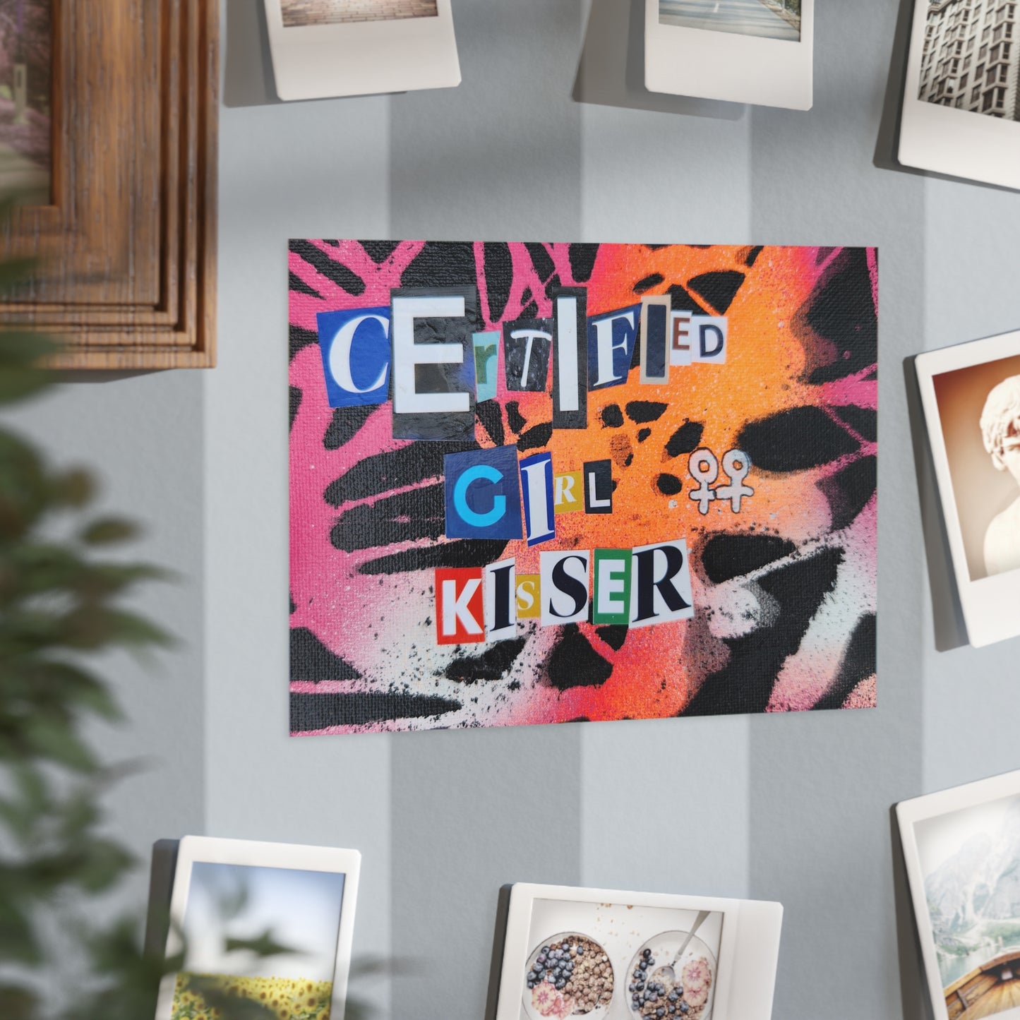 Certified Girl Kisser Print
